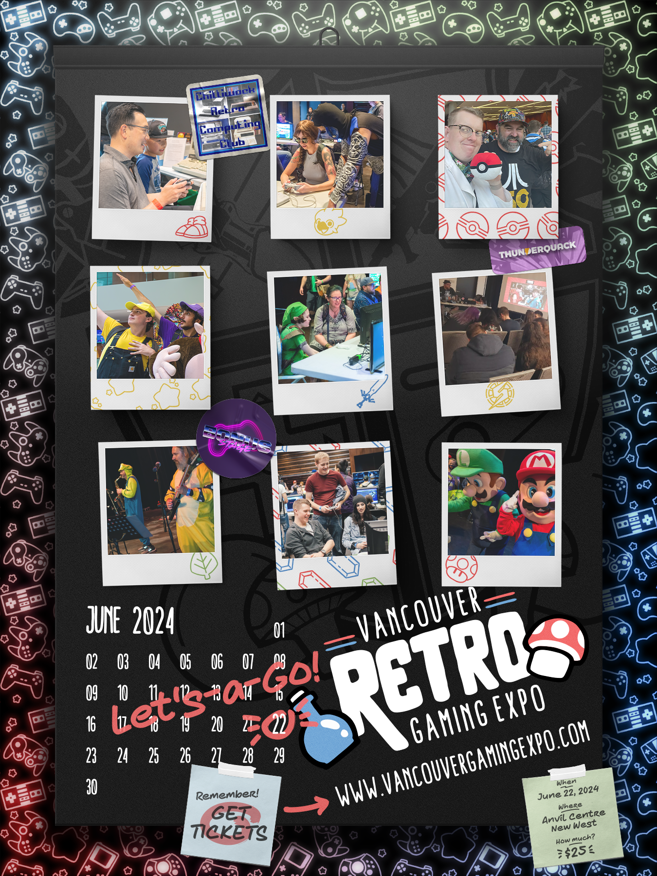 promo poster for 2024 VRGE